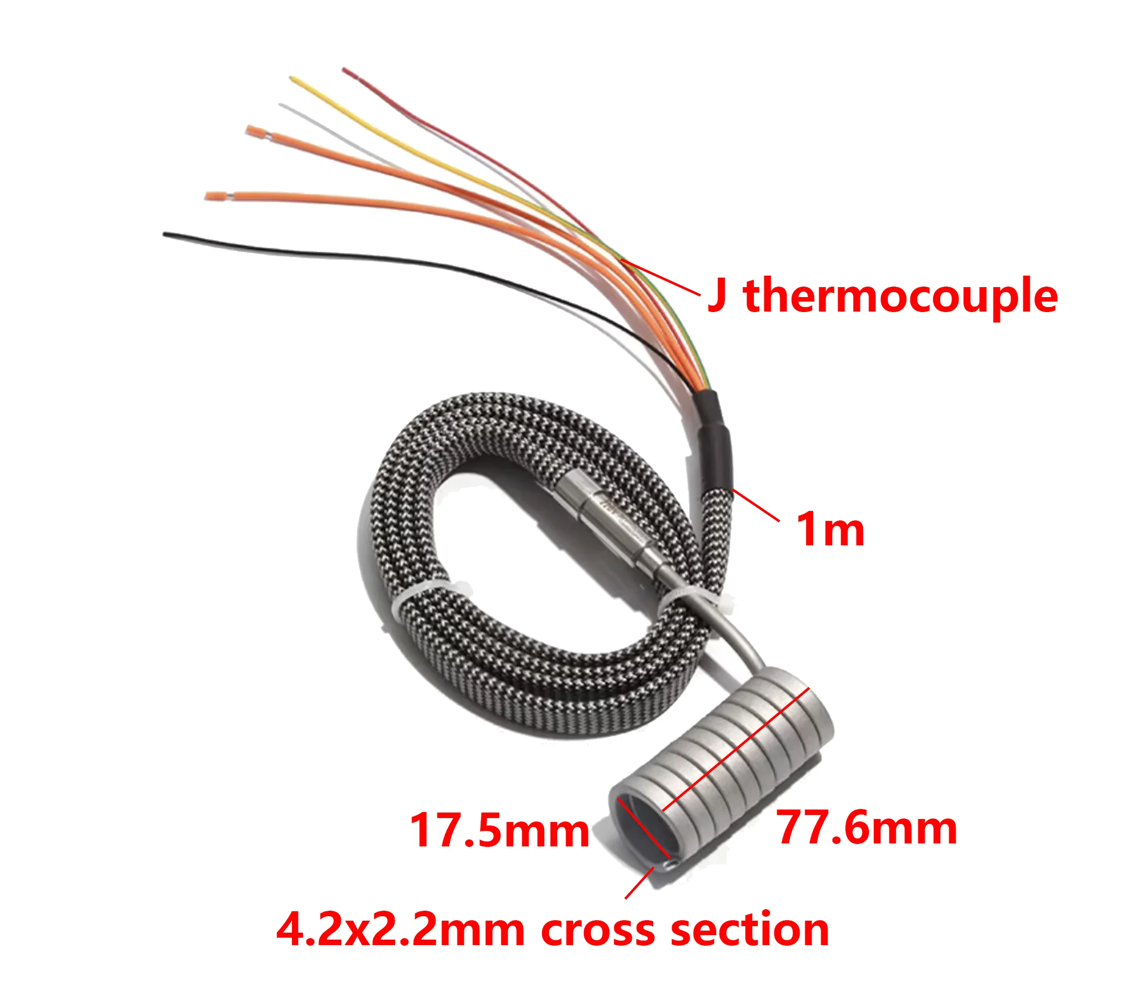 sndheater-customized-heater-175x776mm-42x22mm-cross-section-1m-wire-with-j-thermocouple-1pc