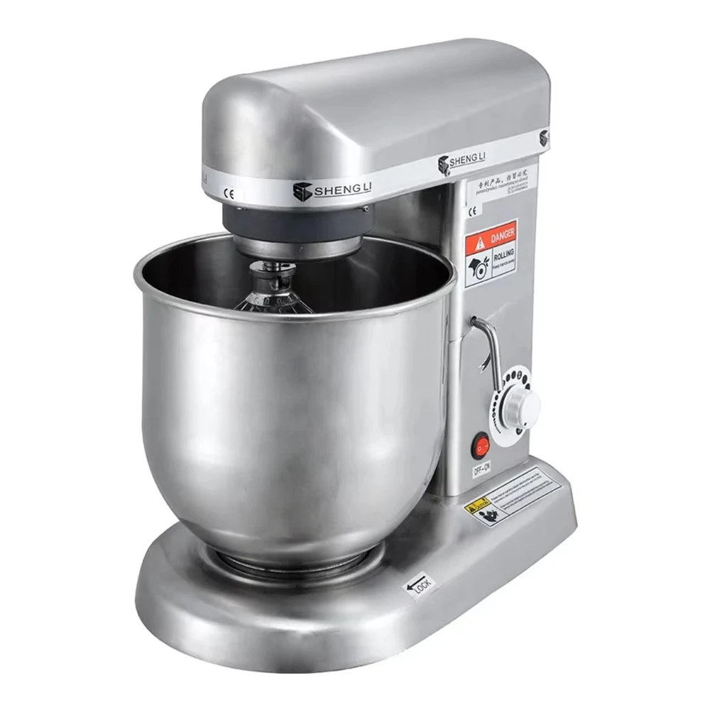 Commercial 5L/7L/10L Planetary Mixer 500W Electric Stand Egg Flour Food Blenders Dough Kneading Machine