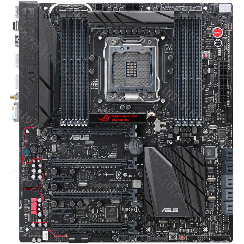 

FOR ASUS ROG Rampage IV Black Edition Motherboard Support X79 R4BE 64GB DDR3