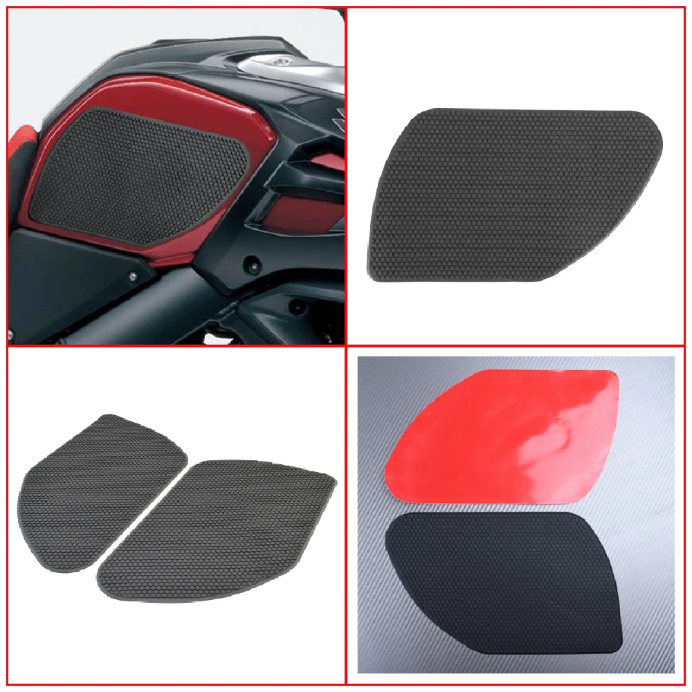 

Motorcycle Tank Grip Pad Fits for Suzuki DL 1000 V-Strom XT DL1000 ABS 2014-2019 FuelTank Side Knee Traction Anti Slip Pads Kit