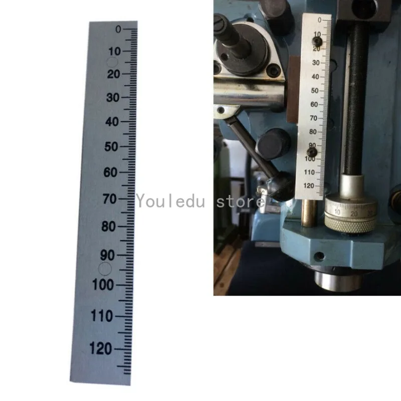 NEW Milling Machine 0-120mm Depth Feed Rod Scale Ruler  Aluminum  B159  CNC Milling Machine Lathe Machine