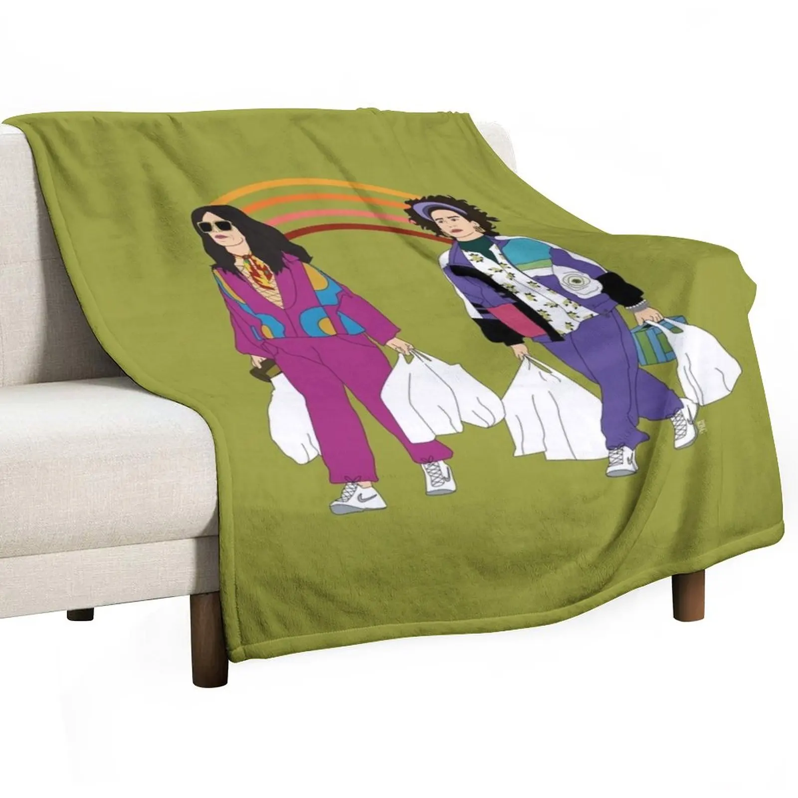 Broad City Abbi and Ilana Throw Blanket Baby Decoratives Blankets