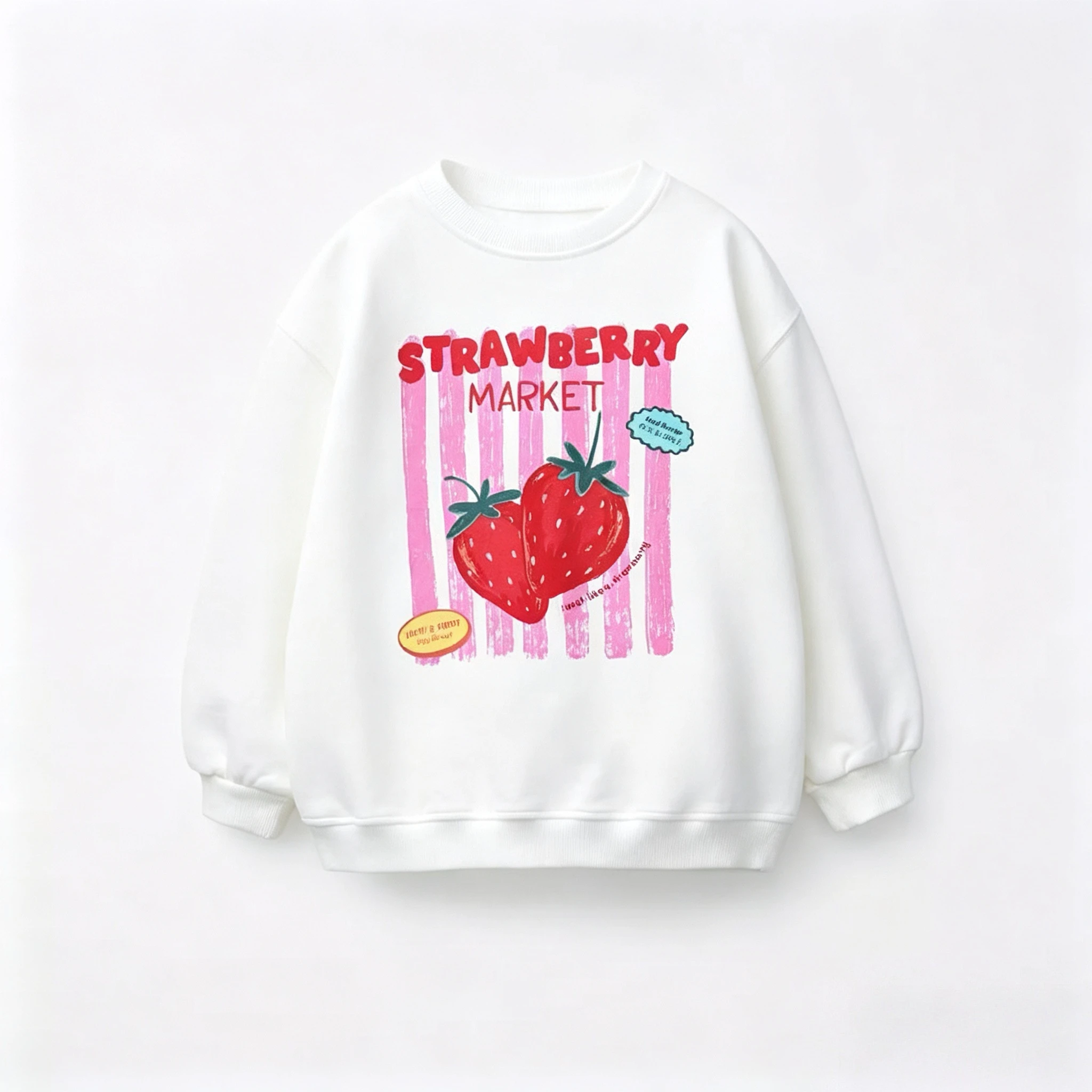 イチゴ柄女の赤ちゃんスウェットトップス長袖春秋服ルーズカジュ - Baby Clothing Knitting Patterns のレビューと価格