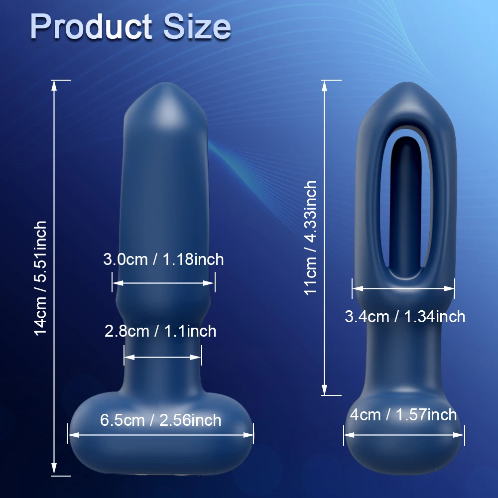 Wireless Bluetooth Prostate Massager for Male Remote Control Butt Plug Men Anal Vibrating Erotic Adult Sex Toys for Couple