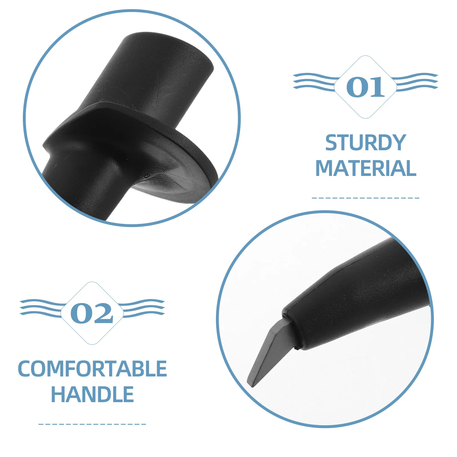 طرف عمود التزلج العالمي من ألياف الكربون التنغستن الصلب تصميم المشي لمسافات طويلة استبدال نصائح الملحقات #3