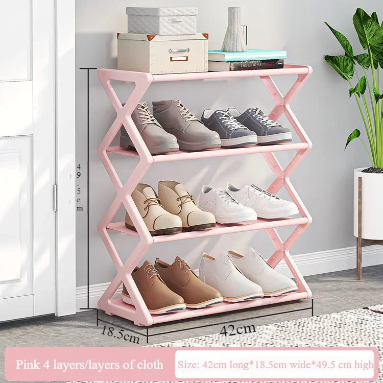 Entrance Shoe Rack Saves Space Shoe Rack Storage Rack Entrance Door Multi-layer Plastic Living Room Cabinet Furniture