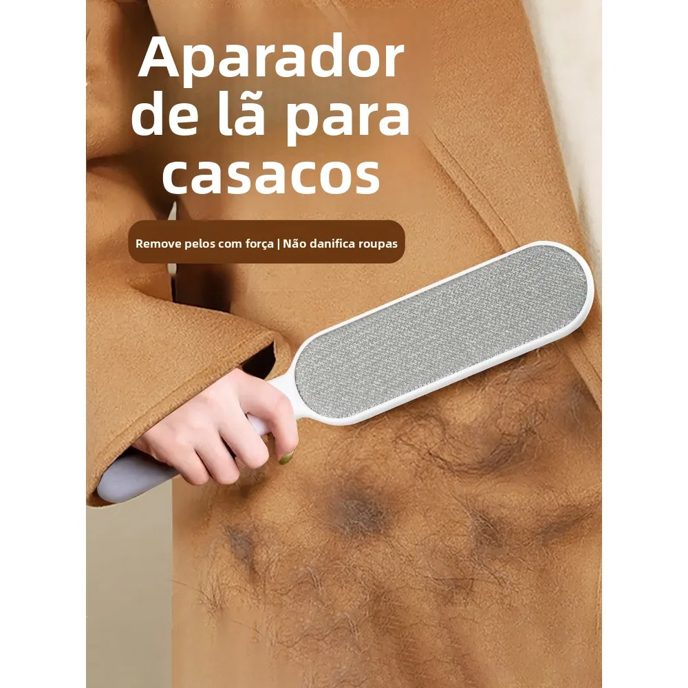 ウールコートの毛取りツール、静電気除去器、衣類、セーター、猫の毛除去ブラシ、家庭用、プラスチック素材、beauti