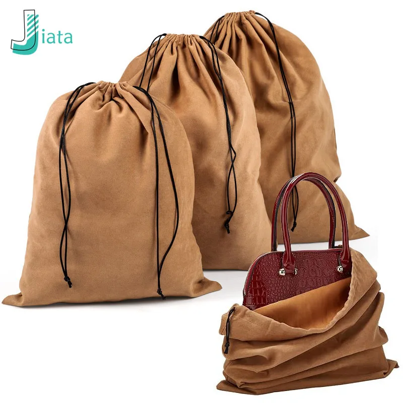 

Drawstring Storage Bags Dust Proof For Handbags Reusable Home Storage Organize Dust Bag Or Handbag Pouch Shoes Boots