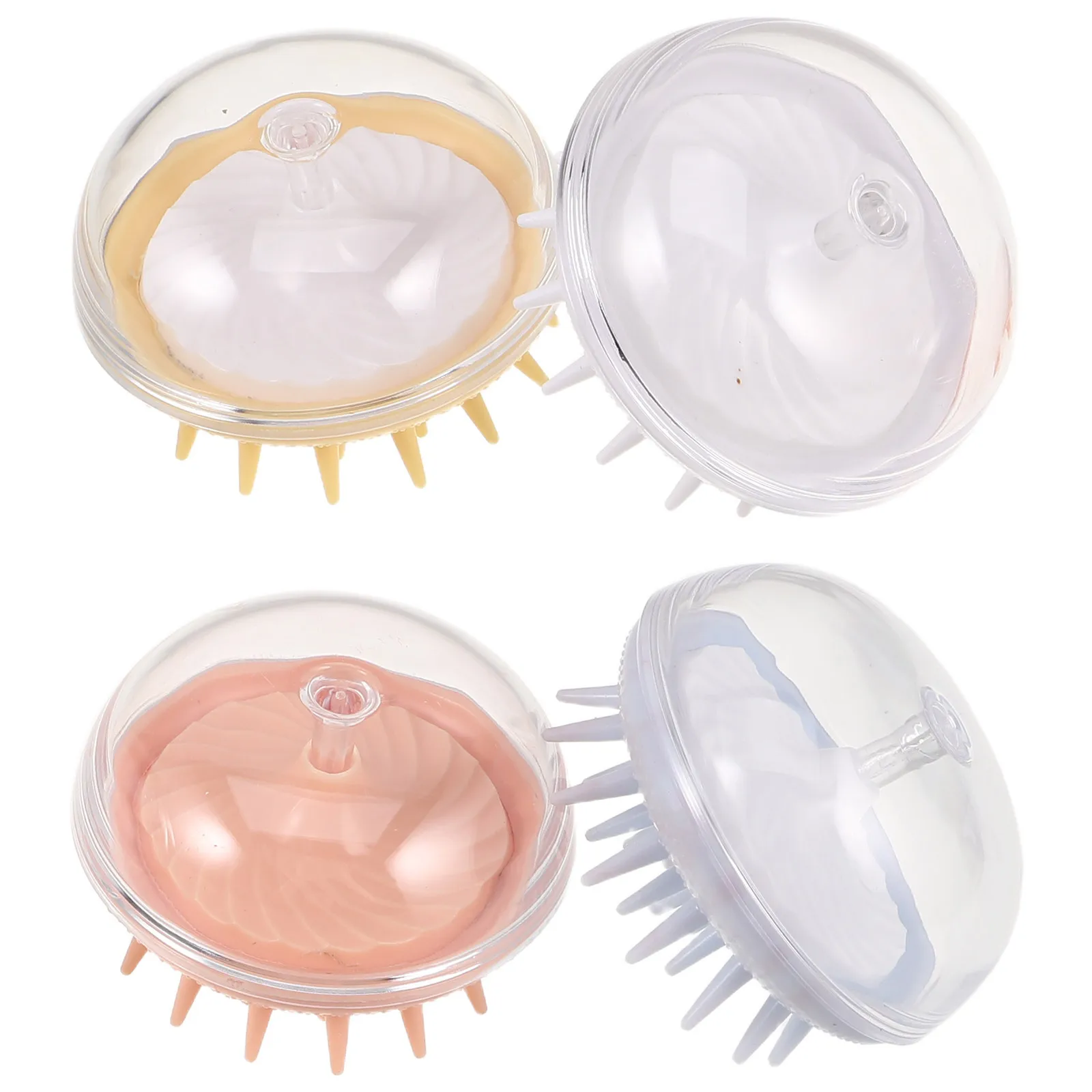 

4Pcs Pet Bath Brush Dog Grooming Comb Soft Massage Scrubber Shampoo Tool for Long Short Haired Dogs Cats Shower Supplies