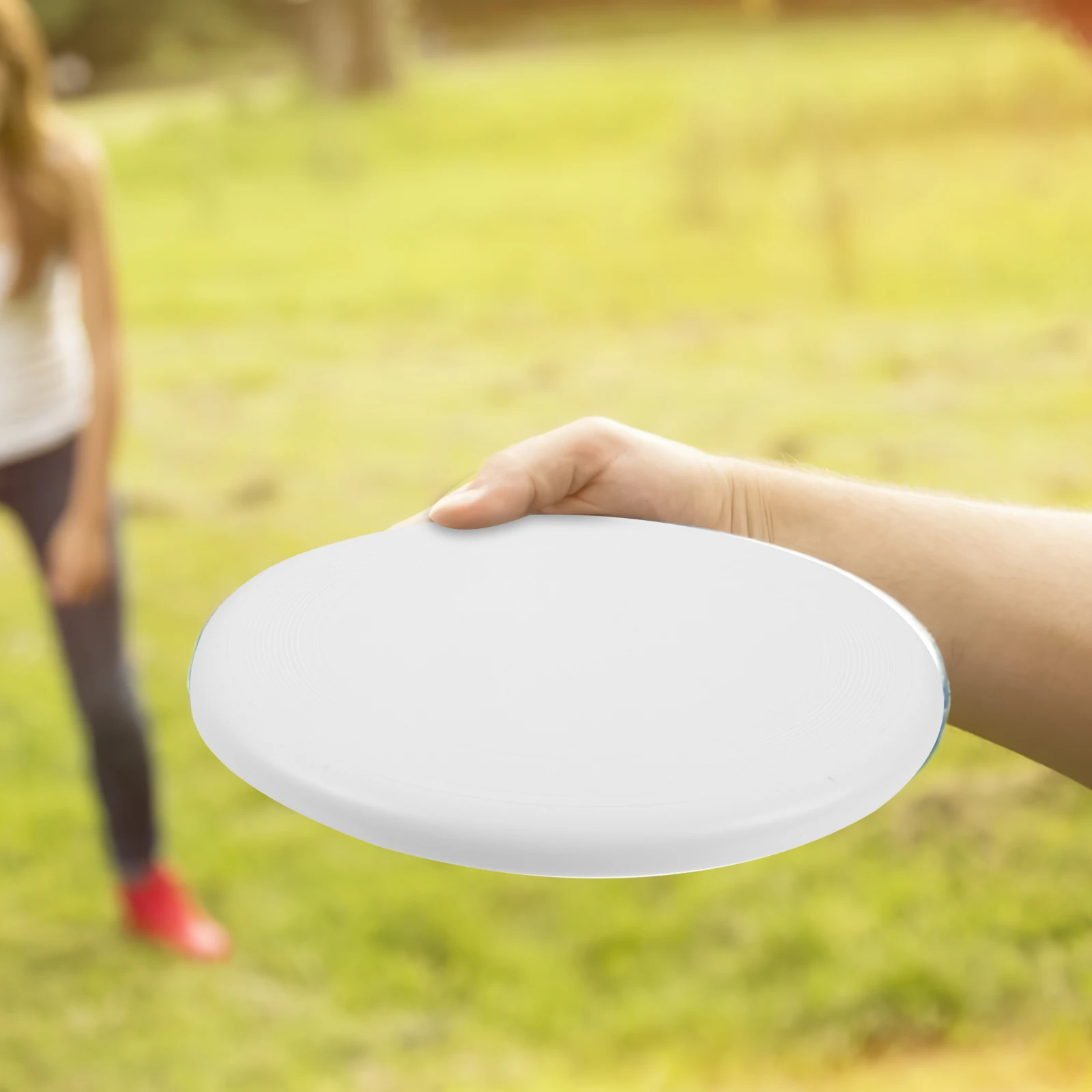 Disco de esportes ao ar livre 23.5cm 120g brinquedo plástico para crianças esportes discos voadores adultos portátil quintal brinquedo presente do animal de estimação