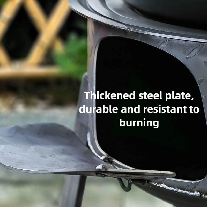 Outdoor Fire Stove Portable Bonfire Barbecue Wood-burning Stove Camping Travel Lightweight Folding Multifunctional Equipment