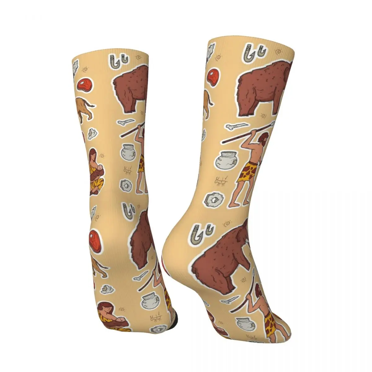 Chaussette Imprimée Tribus Primitives pour Homme, Polyester