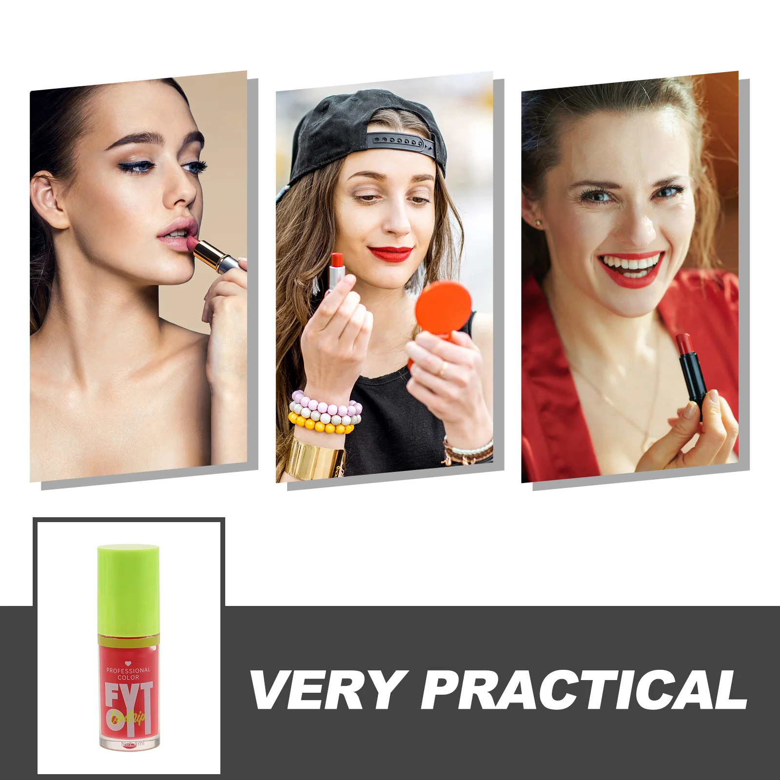 Lip Balm Gloss Non-Sticky Shimmer High Shine Moisturizing Vegan Lip Oil Deep Berry Hue Versatile Use Longlasting