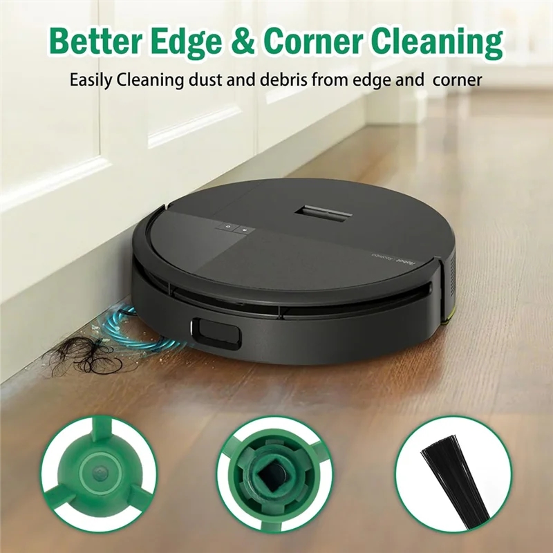 قطع غيار BAAM لمكنسة Irobot Roomba 205 Dustcompactor Vac Robot Vac، تتضمن الفرش الرئيسية والمرشحات والفرش الجانبية