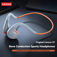 Lenovo X7 Bone Conduction Headphones Wireless Bluetooth 5.3 Sport Earphones HiFi Sound Quality Headsets IPX5 Waterproof Earbuds