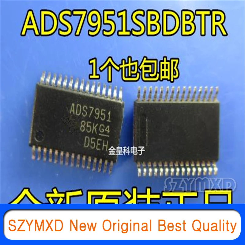 1Pcs/Lot New Original ADS7951SBDBTR ADS7951 TSSOP30 12-bit digital-to-analog Converter SPI Data Interface single-ended Chip