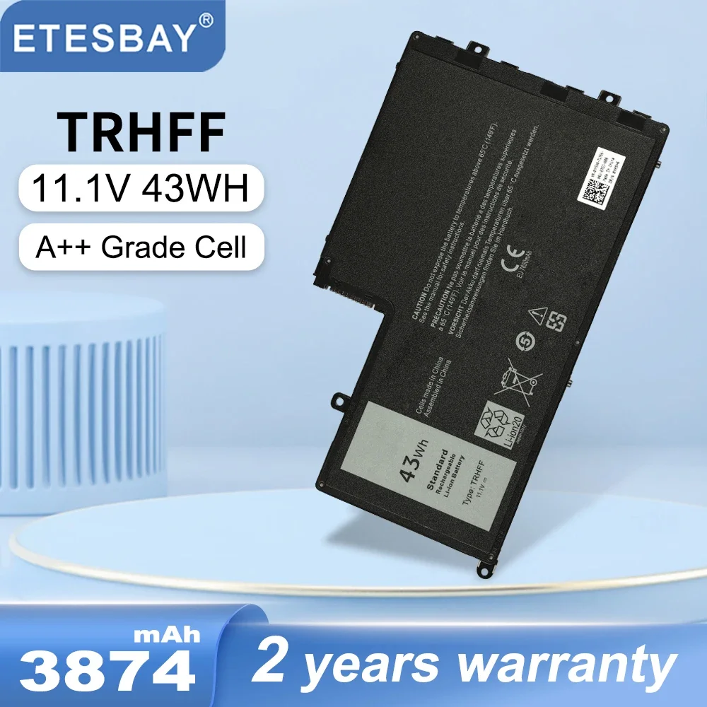 

ETESBAY TRHFF/0PD19 43WH For Del Inspiron 14 15 14-5447 15-5547 3450 3550 5448 5545 5547 5445 TRHFF 58DP4 86JK8 Laptop Battery
