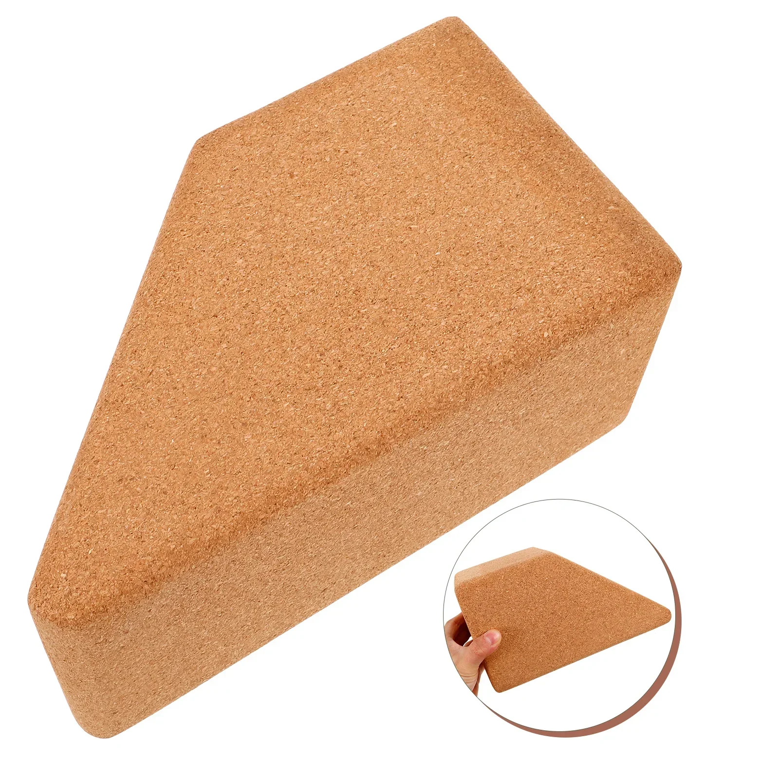 Trainsp Yoga Blocks Resistance Bricks Tool High Density Non-slip Cork Nonslip Supplies Fitness