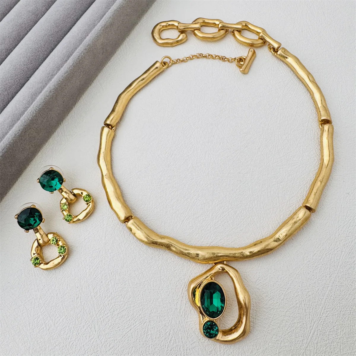 Summer 2026 High-End Women's Zircon Pendant Jewelry Set Light Luxury Evening Wedding Accessory Earrings And Necklace