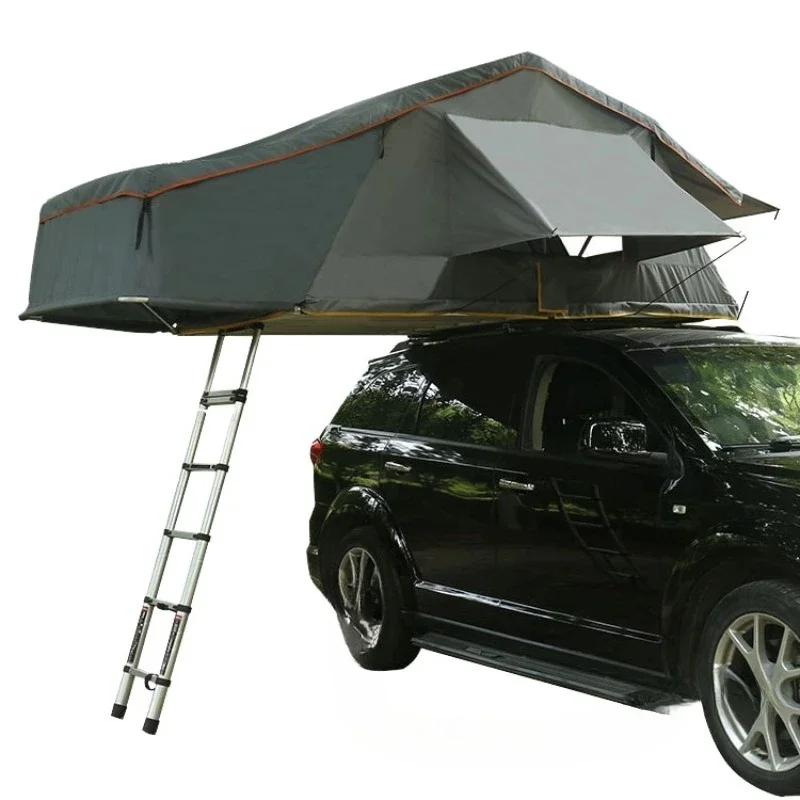Fully automatic self-driving outdoor camping roof top tent can be extended and opened quickly