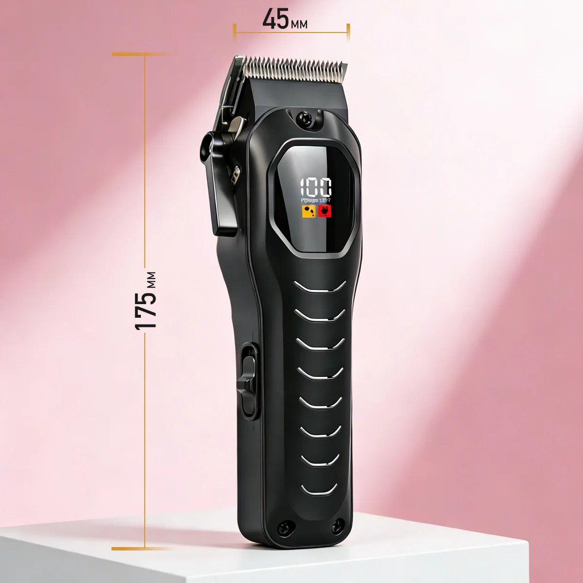 

BRDCLP brd604 5-level Adjustment Professional Hair Clipper Electric Fader Oil Head Trimmer Barber Cutting Salon LCD Display Men
