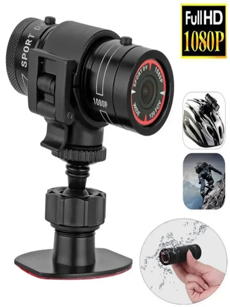 AliExpress SKIG FHD 1080P Mini Camera Sport DV Action Sports Camera Flashlight Helmet Video Ideal For Bike Cycle Motorcycle Waterproof Camcorder