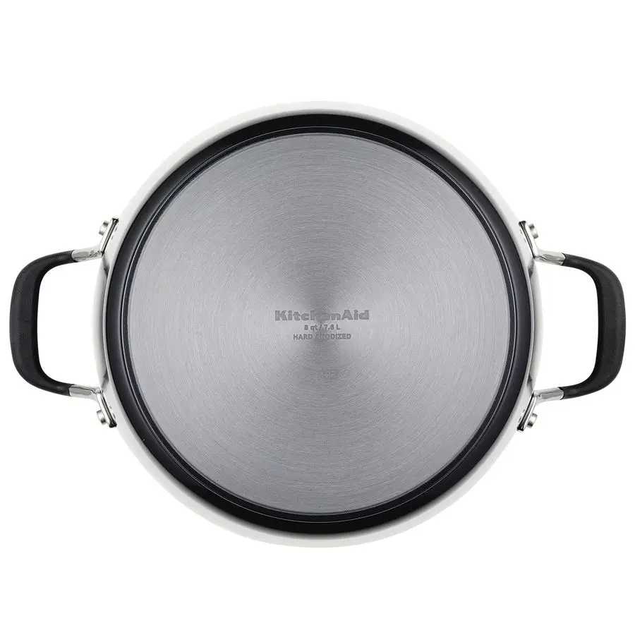 

84805 Hard Anodized Nonstick Stockpot with Lid, 8 Quart Onyx Black