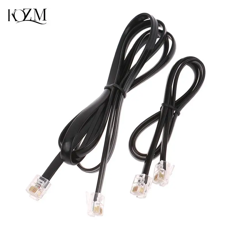 

RJ12 6P6C ST-4 Autoguide Camera Cable For Ioptron Auto Guide IEQ30 Ieq45 Kabel Crystal Head Telephone Jumper Flat Wire 0.5-5m