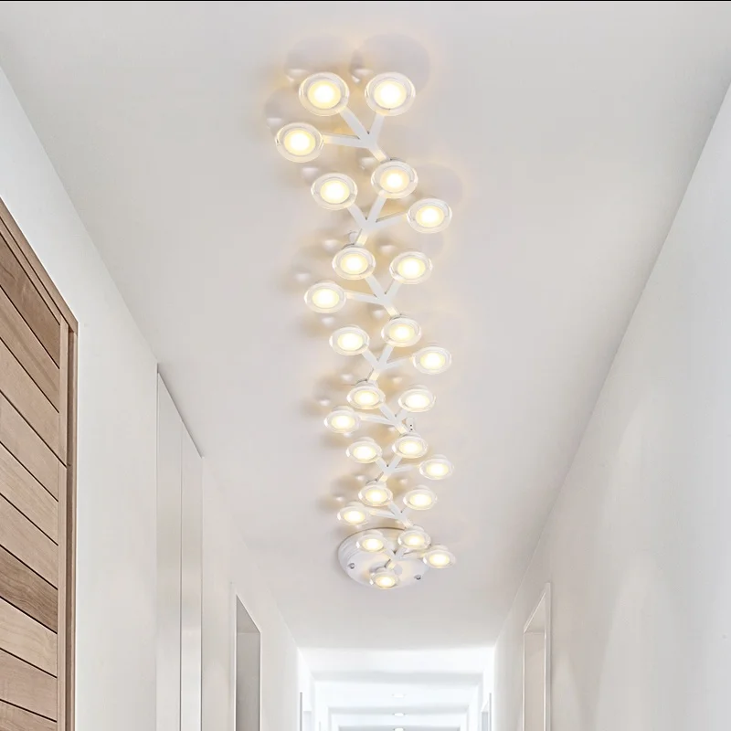 

Long LED Ceiling Light with Adjustable Corridor Decoration Corridor Light Nordic Designer Postmodern Creative Art Starry Light