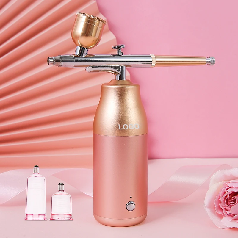 

Fashion Beauty Instrument Adjustable Size Mist Facial Oxygen Injector Handheld Moisturizing Nano Mist Facial Hydration Meter