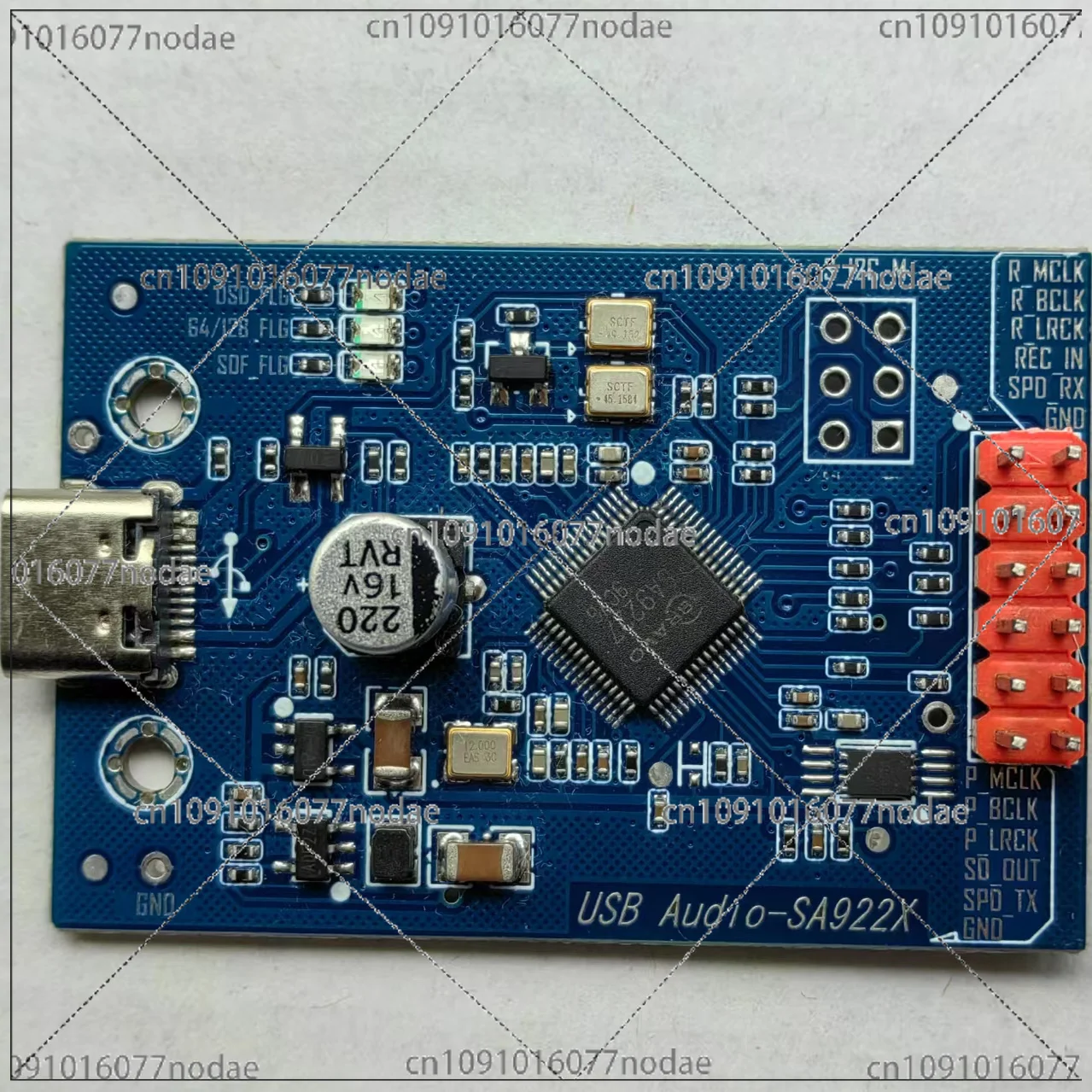 

Многоканальная двусторонняя звуковая карта USB (I2S/IIS/TDM/SPDIF)