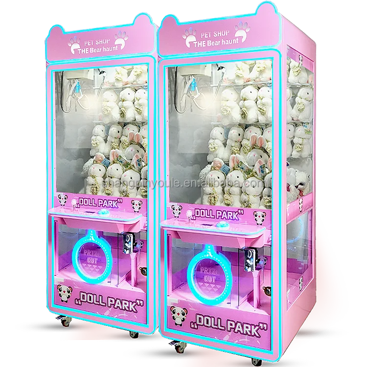 Hot Selling Factory Direct Supply Plush Doll Crane Machine Playground Game Center Coin Operated Crane Claw Machine For Sale