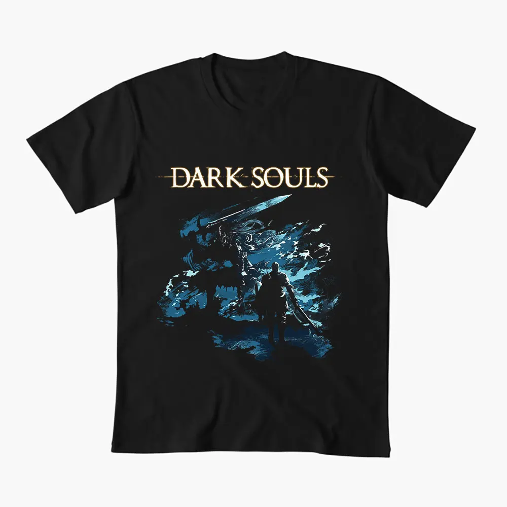 

Wolf Knight Artorias The Abysswalker Gift T-shirt 0604 Dark Souls Graphic clothes Retro Bloodborne Game Tee US size Tops S-6XL