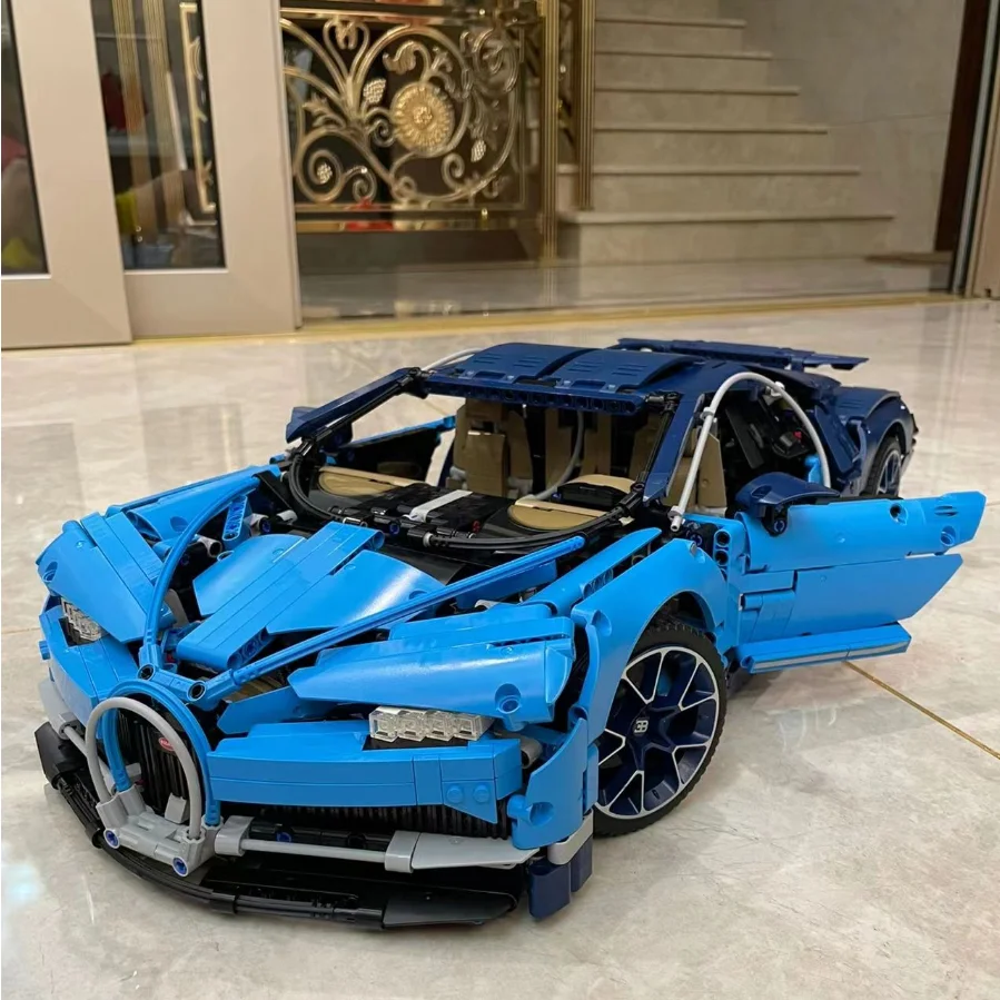 

GSF 3599pcs Technical Blocks Hypercar Chiron Replica High Tech RaceCar Supercar Model Bricks Adult Car Kit For Birthday Gift