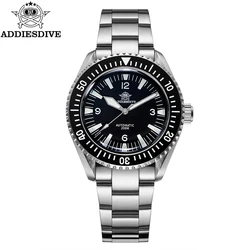 ADDIESDIVE New Watch For Men Sapphire NH35 Automatic 40mm BGW9 Luminous Ceramic Bezel Stainless Steel 200m Diving Wristwatch