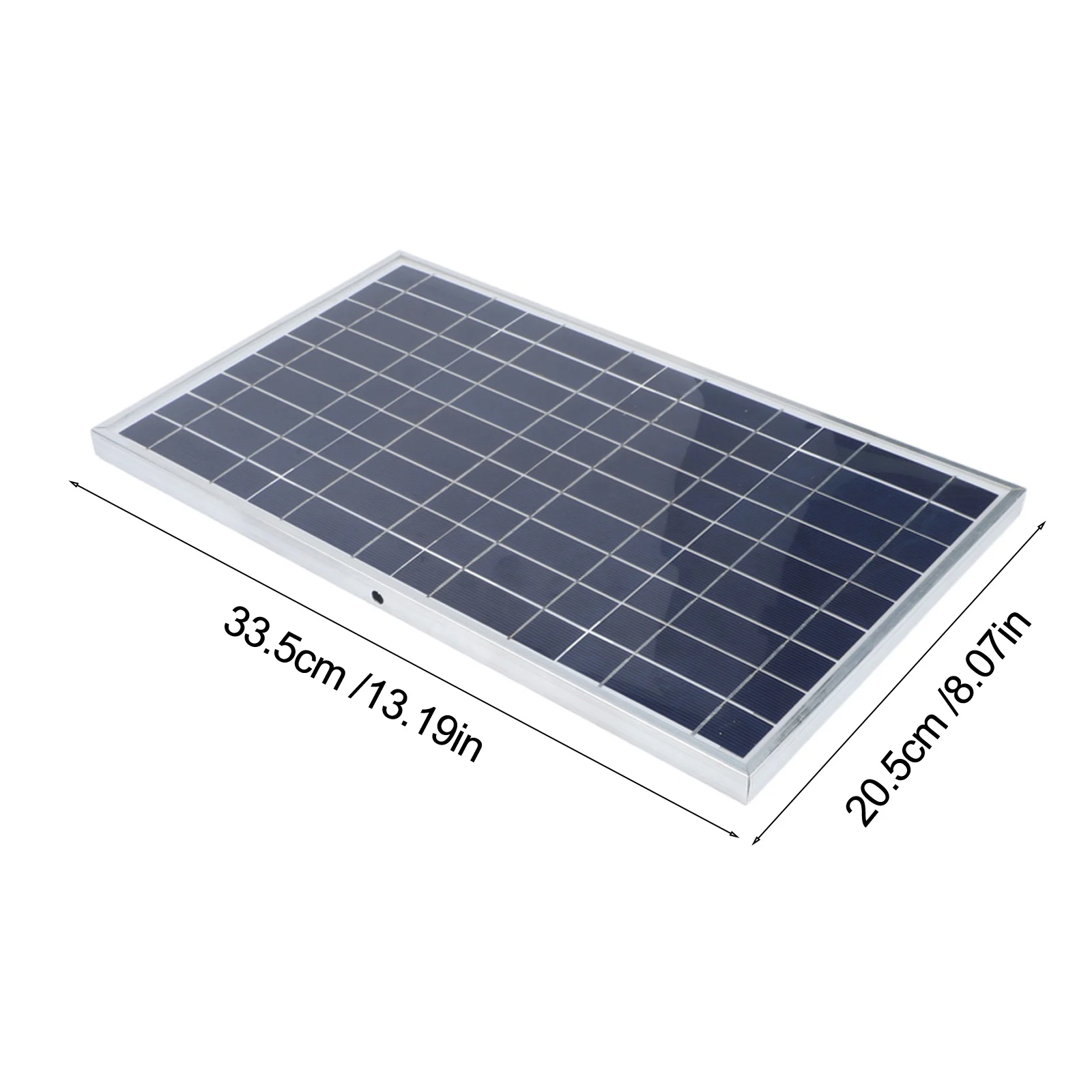 12V 10W Solar Trickle Charger Panel High Efficiency Battery Maintainer With Reverse Discharge Protection For Car RV Boat