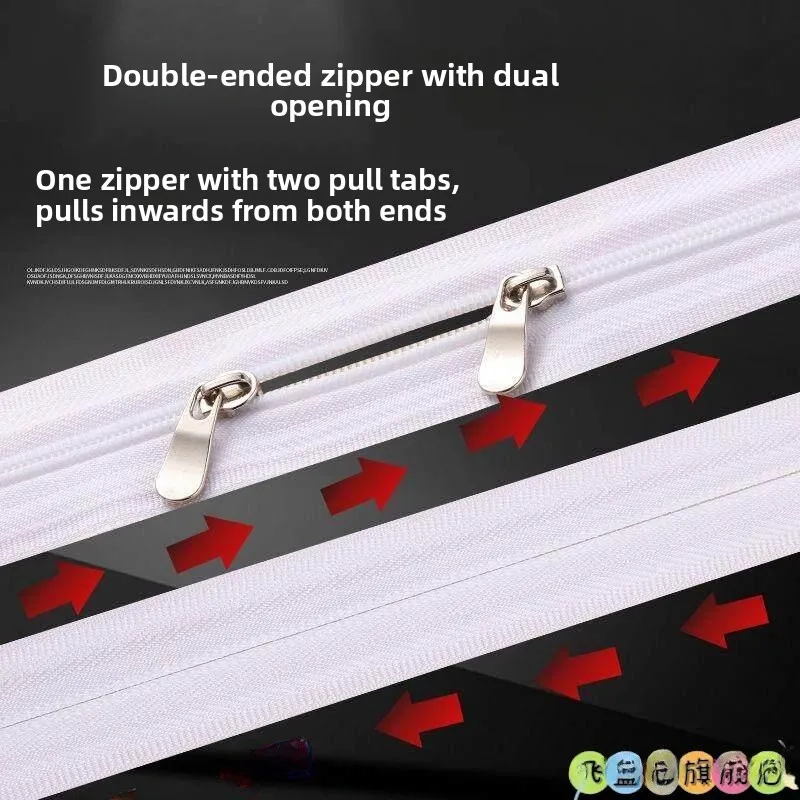 

Двухсторонняя длинная молния для пододеяльников и простыней, 15 метров, для домашнего использования, аксессуары для молний, цепочка-молния для постельного белья