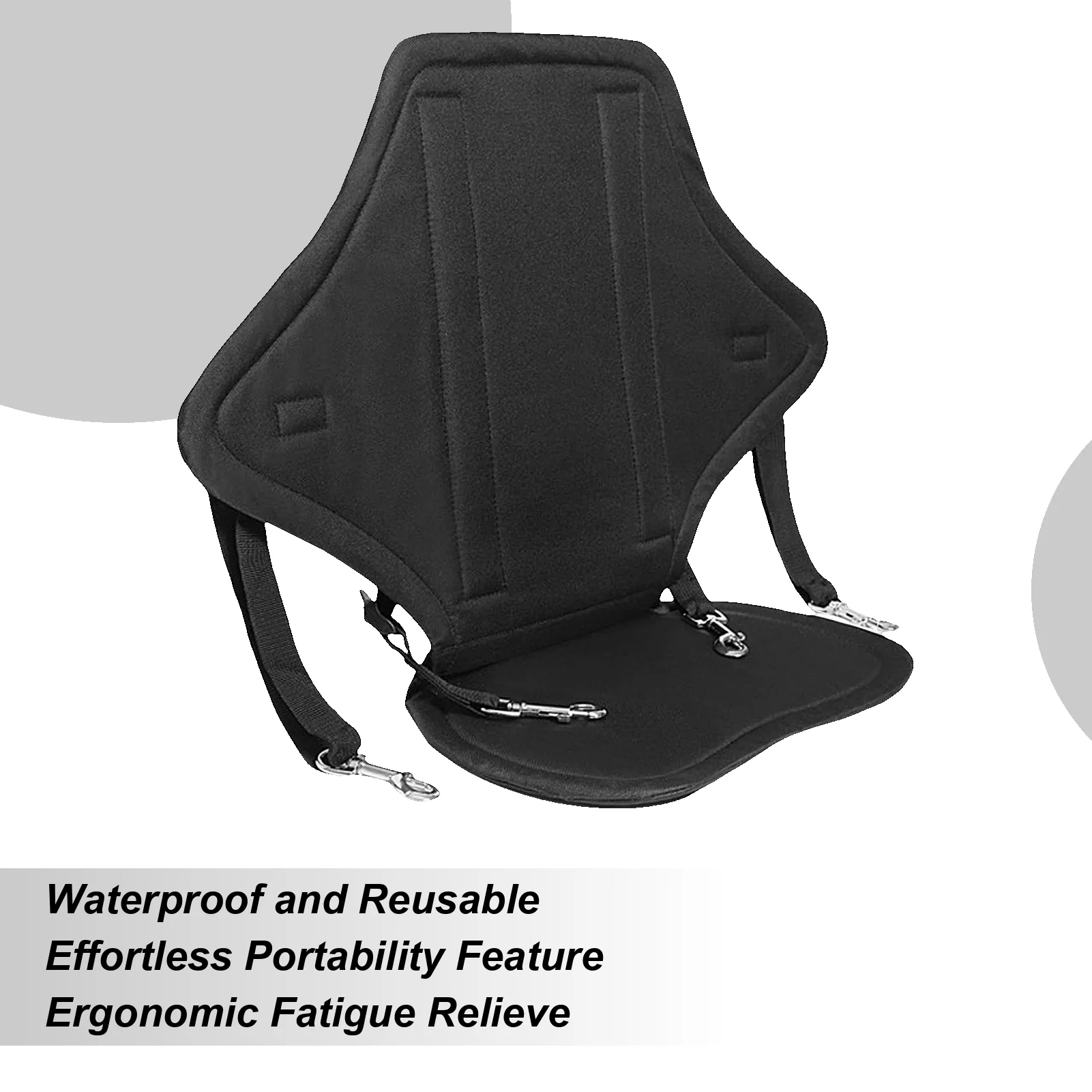

Kayak Seat Paddle Board Seats With Back Support Comfortable Seating Replacement With Storage Bag Stand For Adults Outdoor