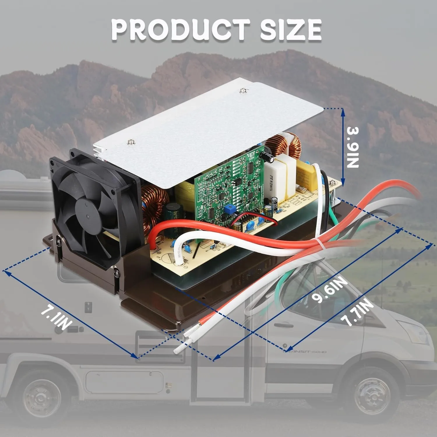 WF-8900WF-8900-AD RV WF-8955-MBA 12 فولت تيار مستمر محول 55 أمبير اللوحة الرئيسية الجمعية استبدال وحدة PRC-1033