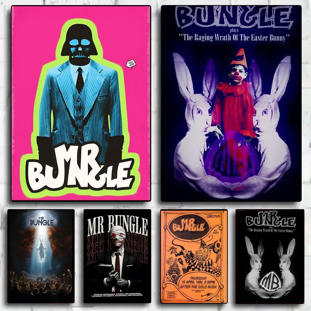 M-MR. B-BUNGLE Big Poster Wall Art HD Print Gift For Metal & Hardcore Rock Fans Decorative Wall Art for Bedrooms and Dorms