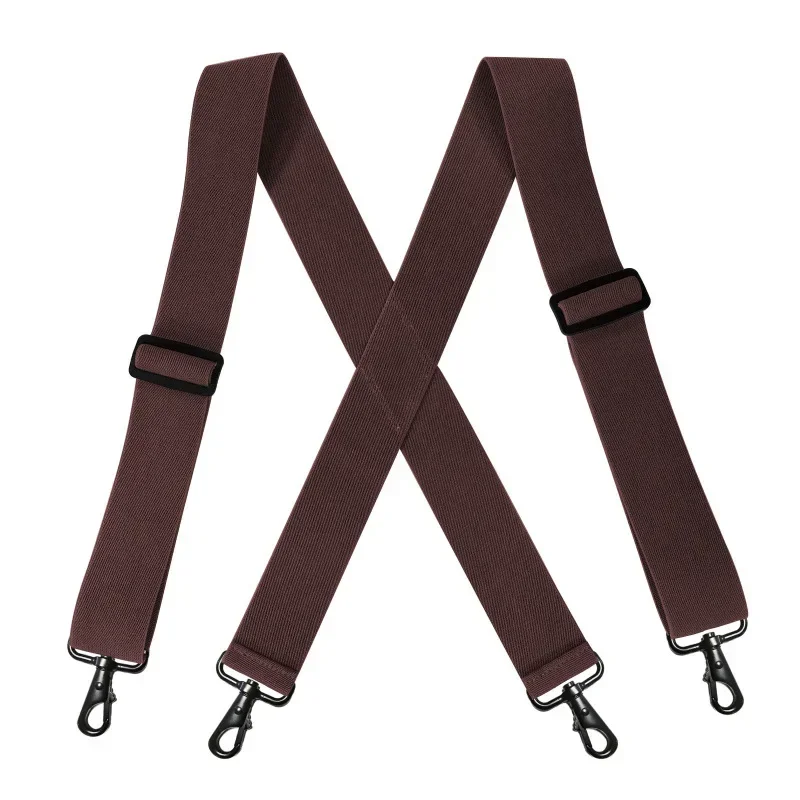 Men's 5cm Wide Adjustable Elastic Suspenders