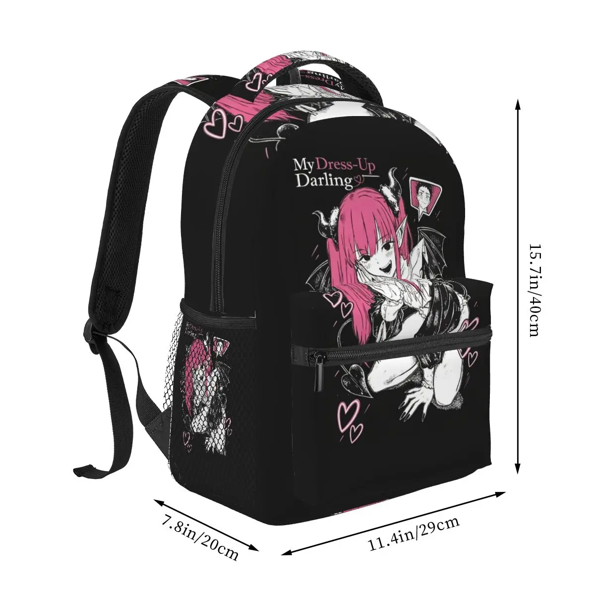 Marin Kitagawa My Dress-Up Darling Anime Student Backpack School Bag Hiking Travel Daypack for Boys Girls Bookbag Shoulder Bags