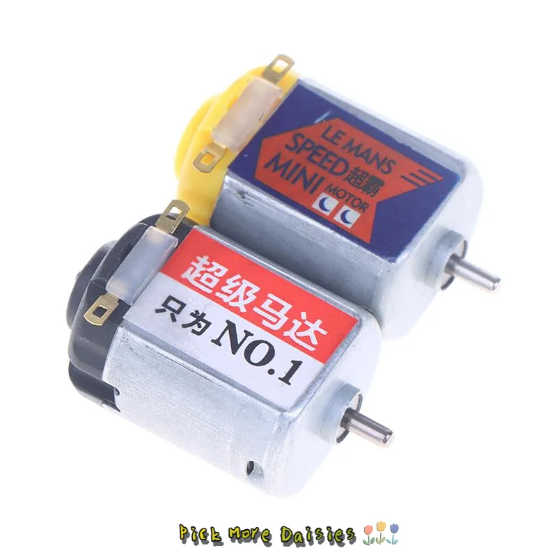 DC 3-8.4V 45000 tr/min Mini 130 moteur à balais de carbone F-130 Micro moteur magnétique puissant à grande vitesse pour Mini modèle de voiture de course 4WD jouet