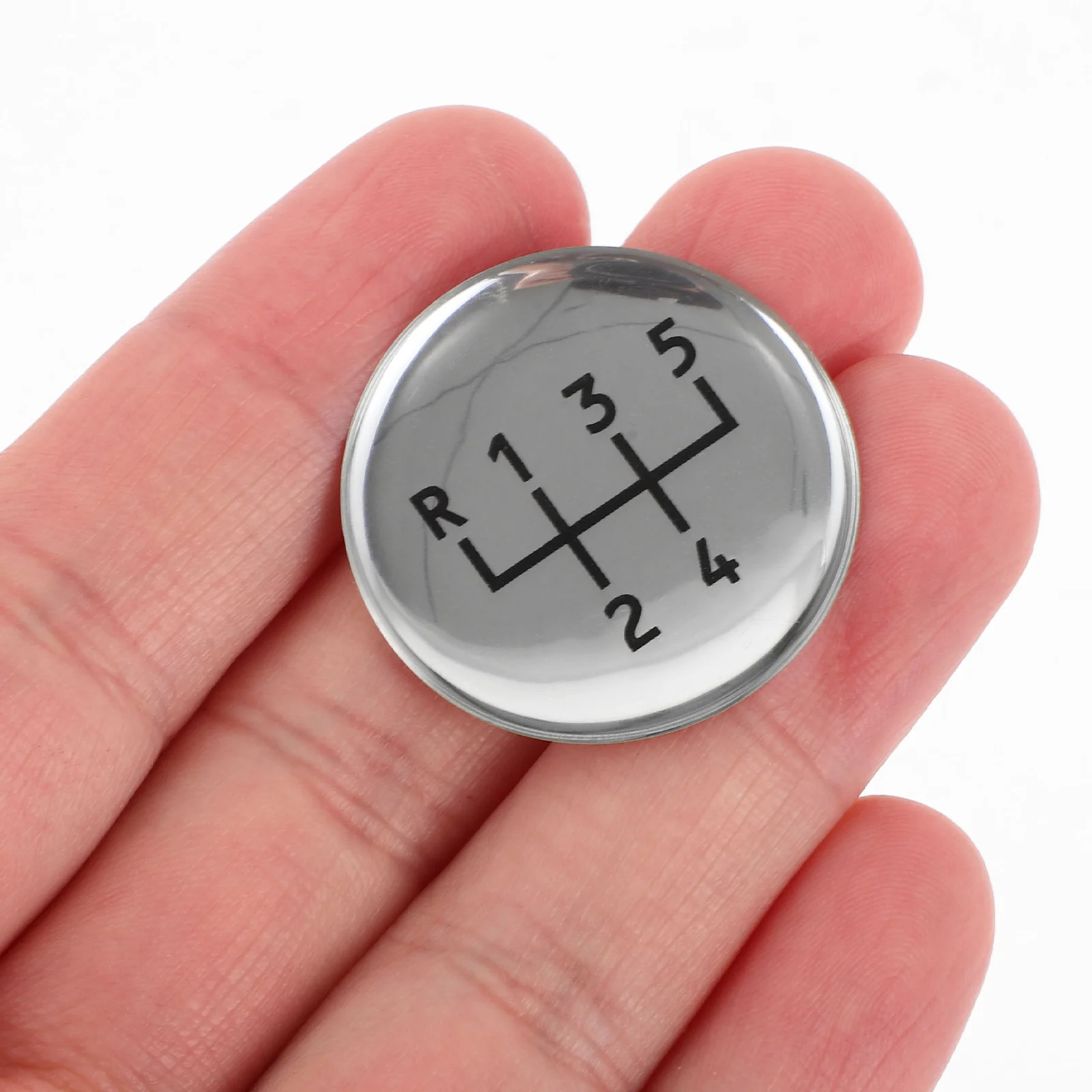 

Shift Head Sticker 5-Speed Manual Transmission Car Stick Shift Decal Scratch Resistant Durable Manual Transmission Sticker