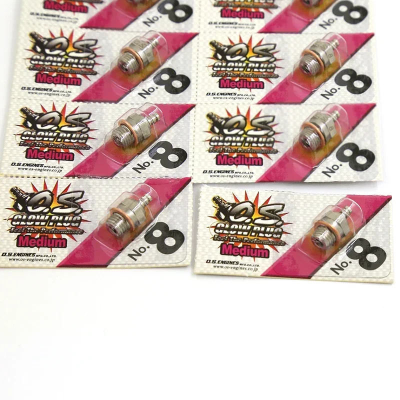 2ストロークOSエンジン グロープラグ OS8 No.8 O.S. OS8 プラグ N グロープラグ OS エンジン用 1PC