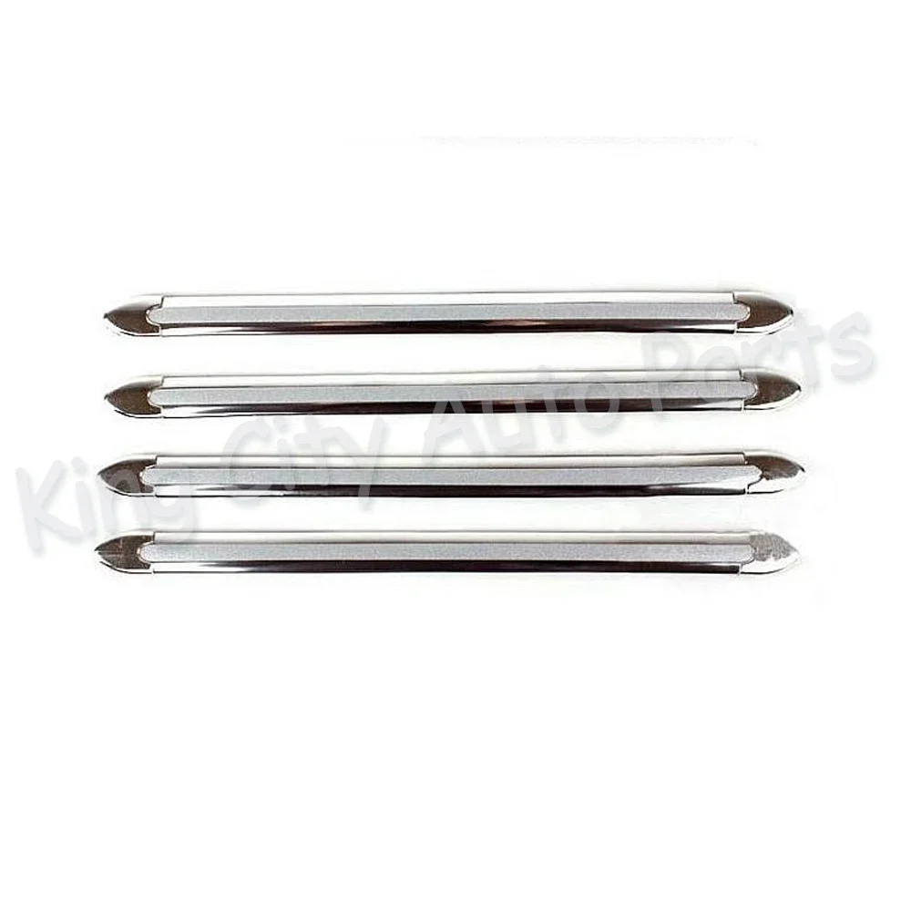 

4PCS Car Body Bumper Protector Trim Strip For BMW F04 F10 F11 F12 F13 Front Rear Chrome Anti-scratch Bumper Garnish Strip