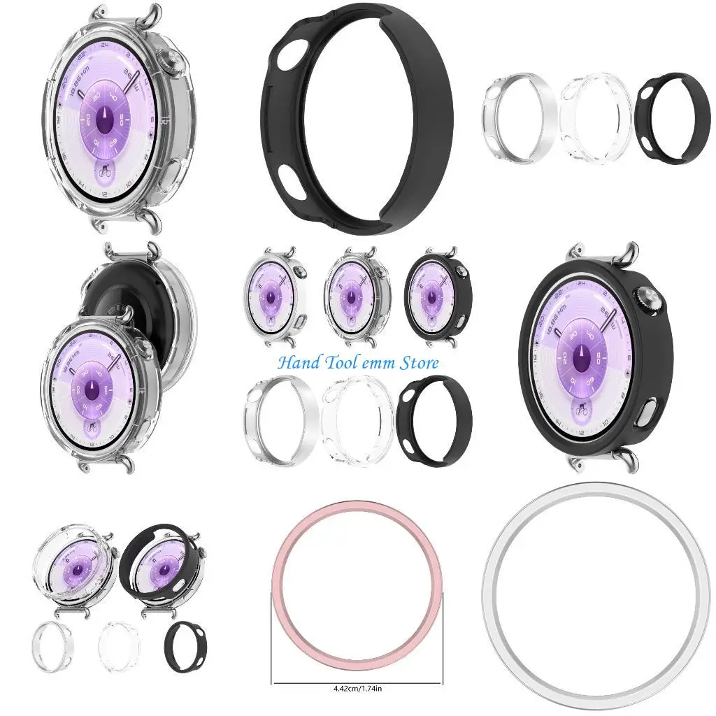 حافظة H37F بإطار ممتص للصدمات، حافظة مقاومة للخدش، سهلة التركيب للساعة 6 مقاس 41 ملم #1