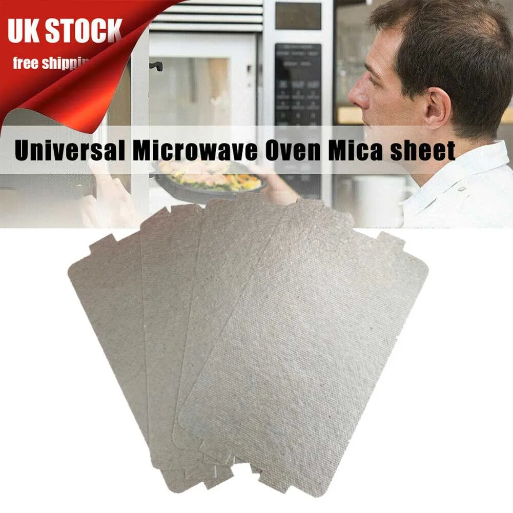 5Pcs  Universals Microwave Oven Mica Sheet Wave Guide Waveguide Cover Sheet Plates Mica Plate 11.6 X 6.5cm