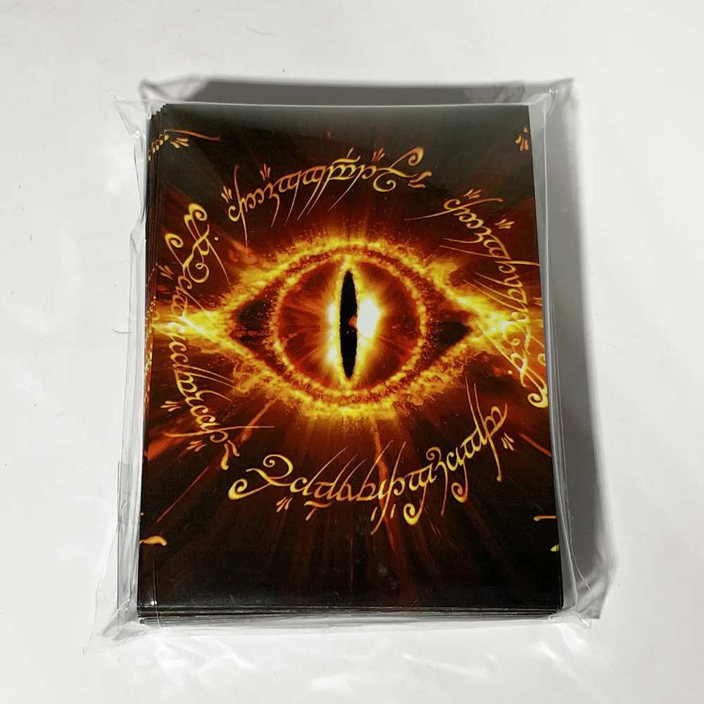 60pcs/bag 66X91mm Eye of the Ring Anime Double Card Sleeved Trading Card Cover Printing Card Protector