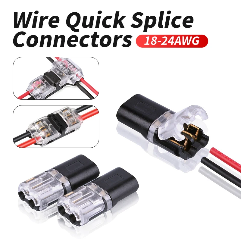 6-50Pcs 2Pin Plugga…